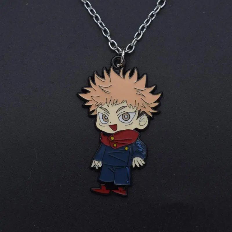 

Anime Cosplay Accessory Jujutsu Kaisen Itadori Yuji Gojo Satoru Ryomen Sukuna Pendant Necklac Halloween Cos Children's Day Gif