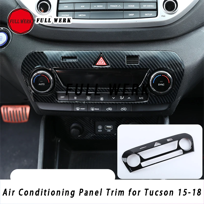 1 шт. Стайлинг автомобиля из нержавеющей стали отделка панели кондиционера