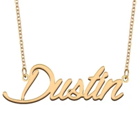 necklace with name dustin for his her family member best friend birthday gifts on christmas mother day valentines day