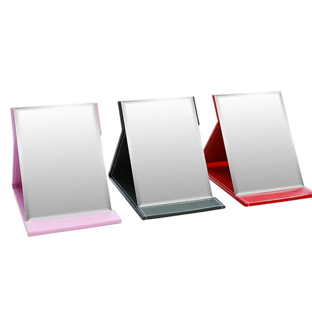1 шт. складное ультратонкое косметическое зеркало прямоугольное для макияжа