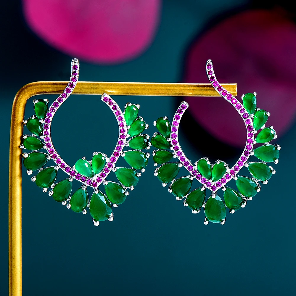 GODKI желтый микро CZ инкрустация Восход кубический циркон женские обручальные