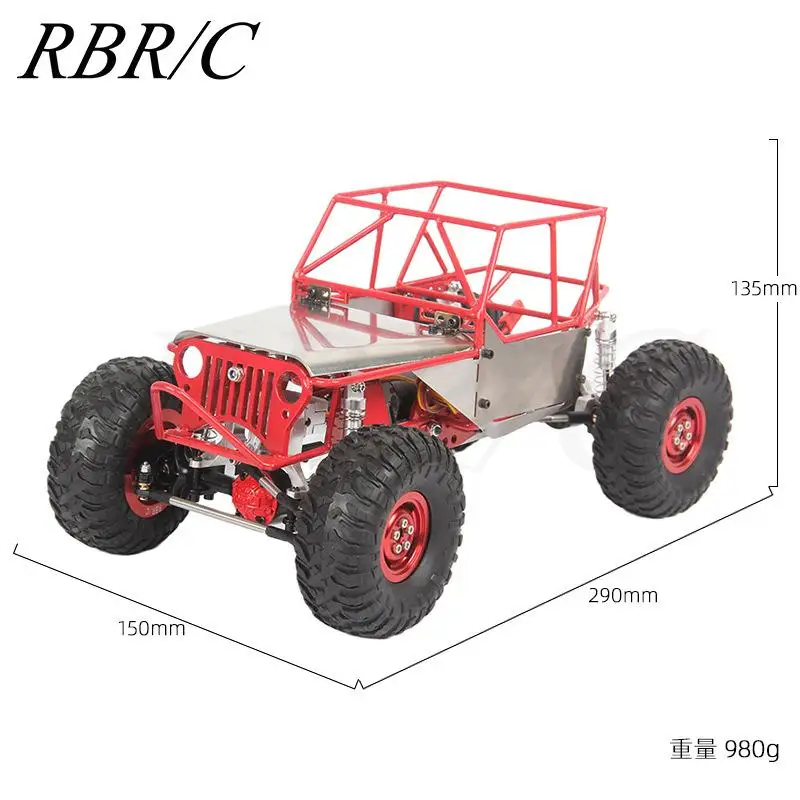 

1 Metal Rbr/C 1/16 All Metal Pipe Rack 4x4 Remote Control Frame Model Cross Country Climbing Upgrade Refitting Accessory R0001
