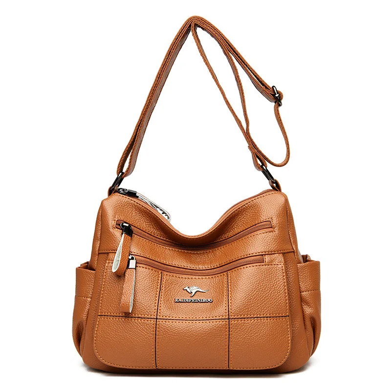

Women's bag trend mother bag 2021 new PU portable shoulder slung bag