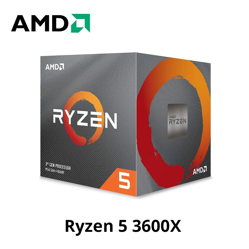 Процессор AMD ryzen 5 3600X 3 8 GHz 6 Core 12 Thread 95W третьего поколения процессор Ryzen разъем AM4