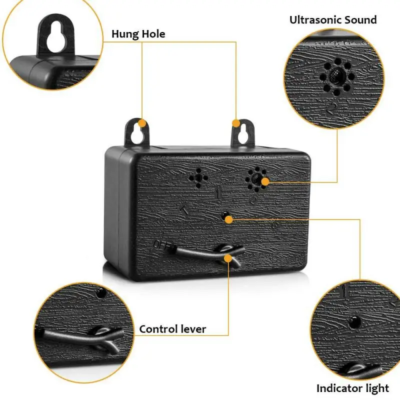 Outdoor Ultrasonic Anti-Barking Device Powerful Pet Dog Bark Control Sonic Silencer Tools Protable Training Accessories | Дом и сад