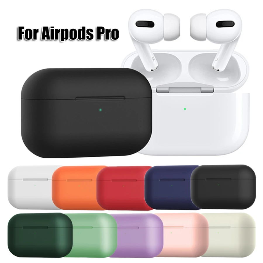 Силиконовый чехол для Apple Airpods Pro наушников AirPods беспроводной гарнитуры Bluetooth