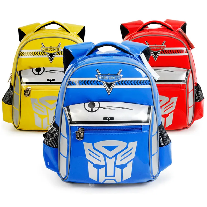 Трансформеры новый мультфильм герой шаблон детская школьная сумка Начальная