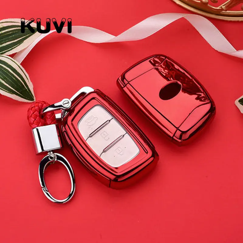 Чехол держатель для ключей Hyundai i20 i30 IX25 IX35 Tucson Verna Solaris Elantra Accent|Футляр