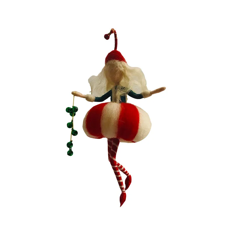 

Wool Felt Diy Handmade Poker DIY Clown Prince Material Package Home Car Pendant Semi Finished Hand Made Gift Fieltro Filc Vilt