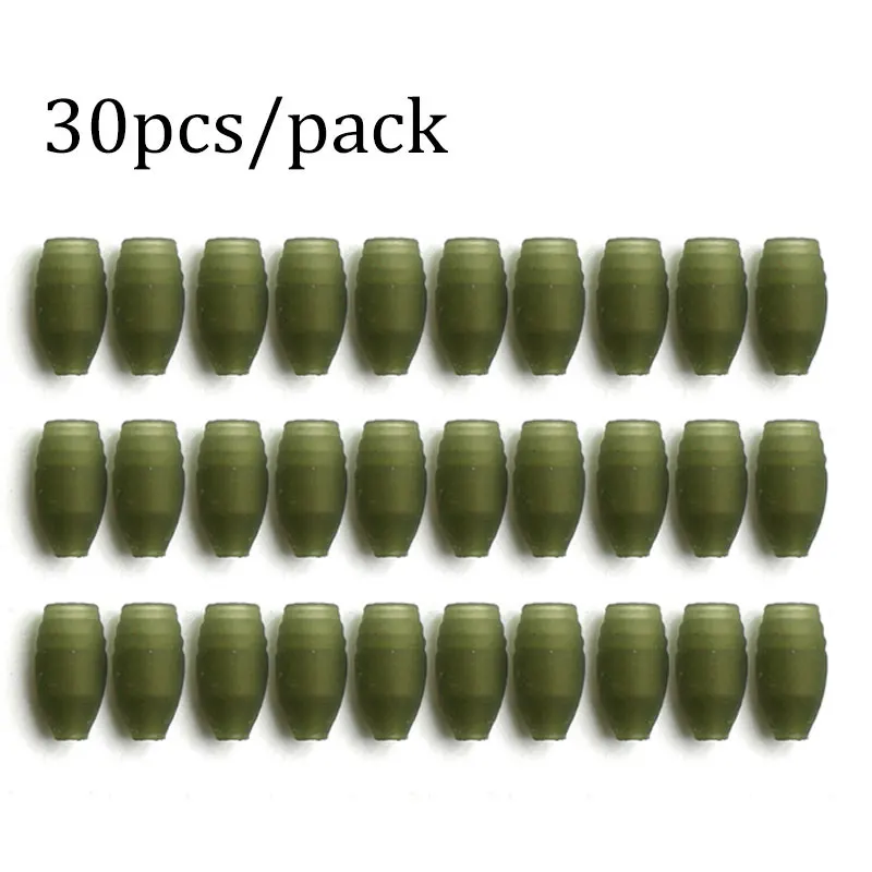 Аксессуары для ловли карпа 30 шт. эластичные коннекторы твердые и полые