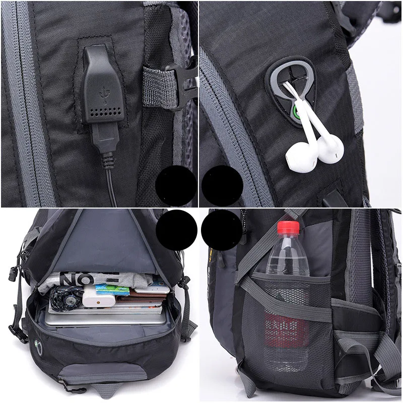 

Waterproof Backpack for Men Large Capacity Hiking Backpack Women Mochila Senderism Outdoor Sport Climbing Bag Pack Trekking USB