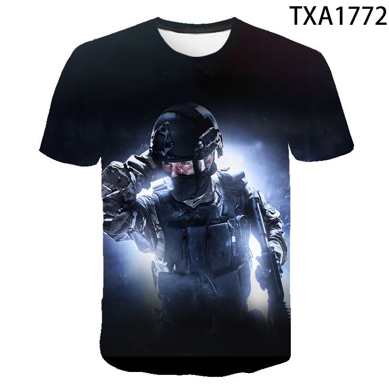 Крутая футболка CS GO Gamers 2020 новая csgo для мужчин и женщин с короткими рукавами 3D