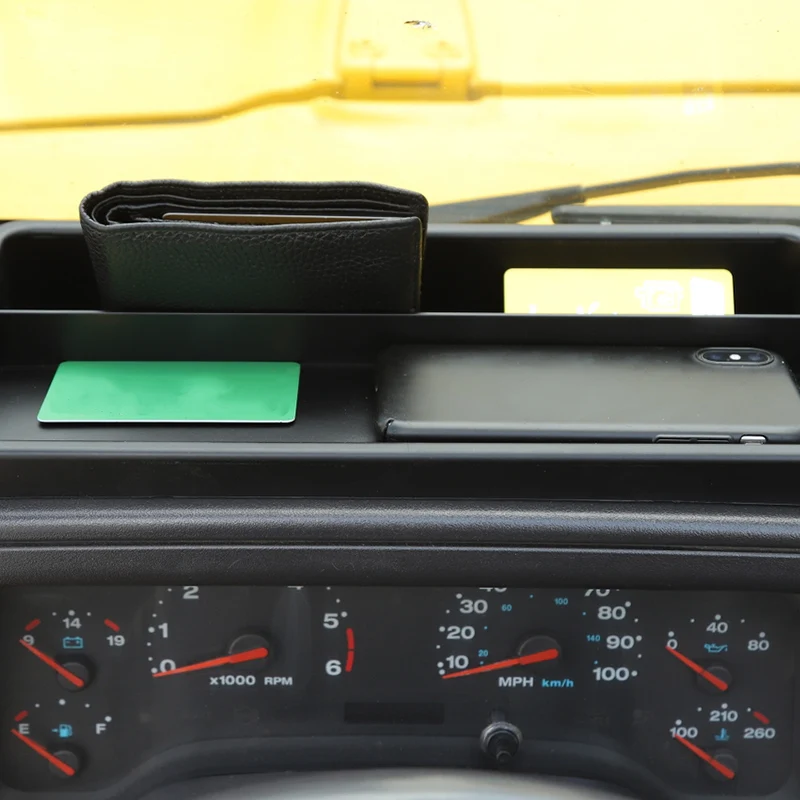 Ящик для хранения приборной панели Jeep Wrangler TJ 1997-2006 Dash держатель телефона