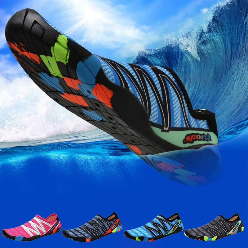 

Loozykit Unisex Sneaker Swimming Shoes Water Sports Beach Surfing Slippers Footwears Men Women Beach Shoes Quick Drying New