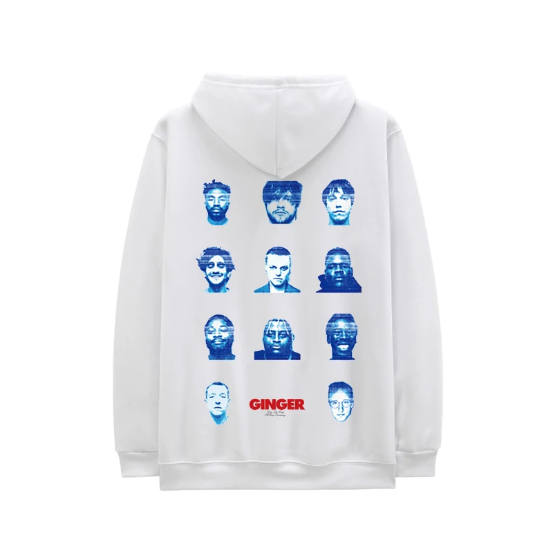 Новые повседневные толстовки Brockhampton All American Boyband мужские с имбирным принтом лица