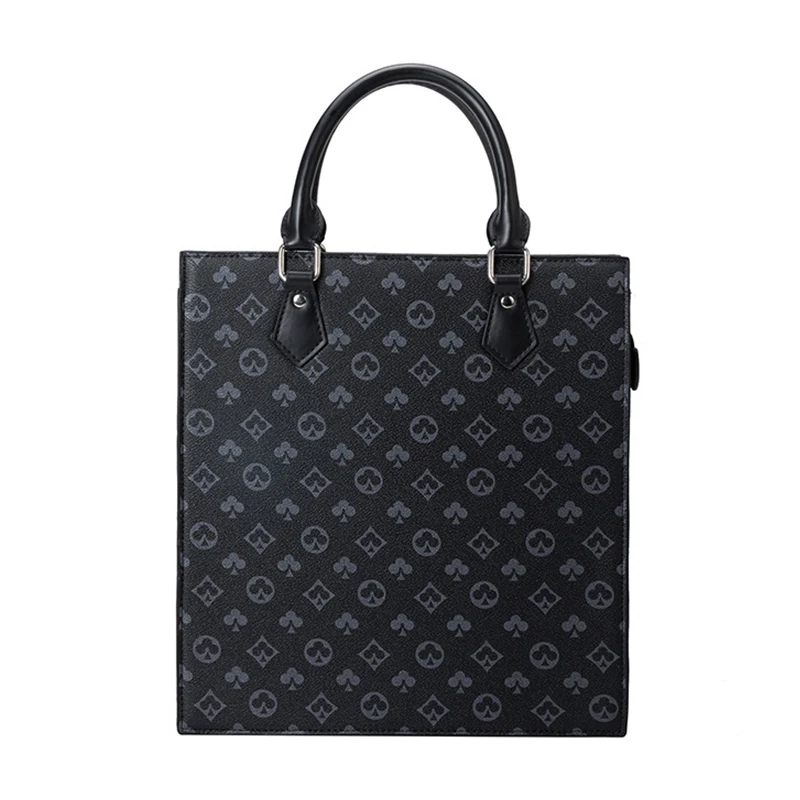 

New Vintage Printed Women Bags Fashion Designer Female Purses Handbag Brand Ladies Casual Shoulder Tote Bag PU Leather Briefcase