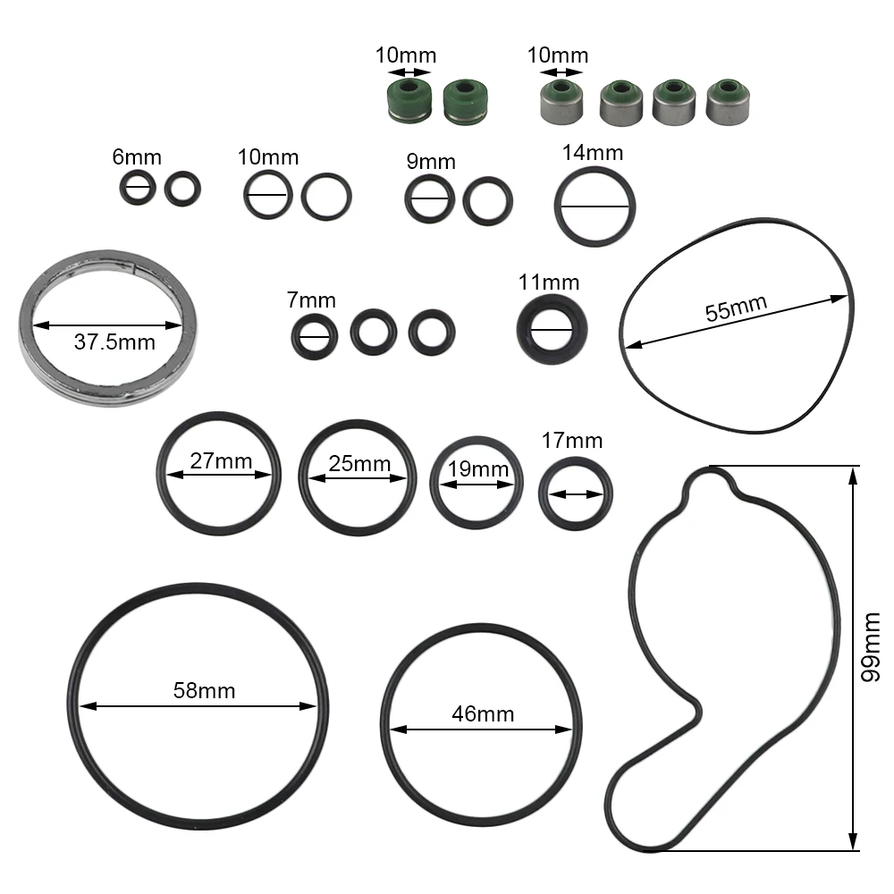 Полный комплект прокладок FLYPIG верхней и нижней прокладки для Yamaha YFZ450 YFZ 450 2004 2009 2005