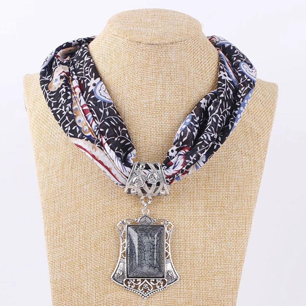 Многослойное ювелирное изделие массивное ожерелье кулон шарф Женский богемный
