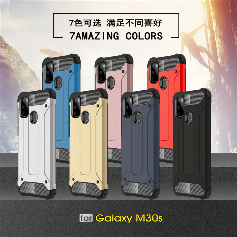 Для samsung Galaxy A9s бронированный чехол для телефона задняя крышка силиконовый бампер
