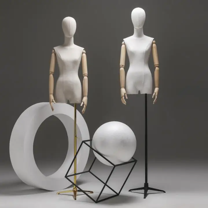 Магазин одежды окно для манекенов демонстрационная полка половинчатая одежда в