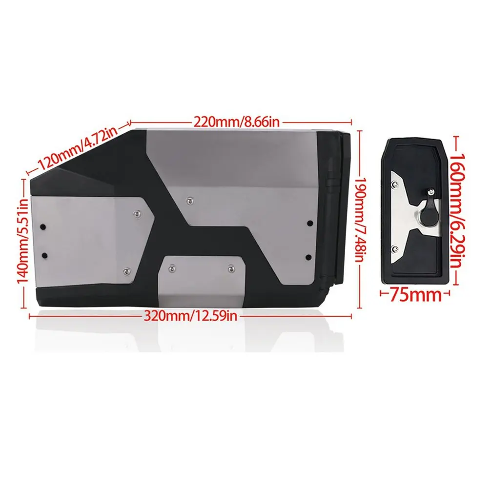 

Tool Box For R1250gs R1200gs Lc And Adv Adventure 2002 2008 2018 For R 1200 Gs Left Side Bracket Aluminum Box
