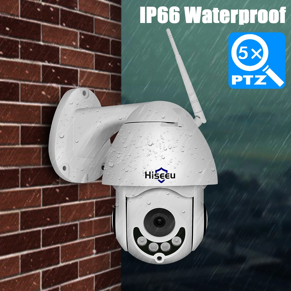 IP камера Hiseeu купольная 1080P 5 кратный оптический зум 2 МП|Камеры видеонаблюдения| |