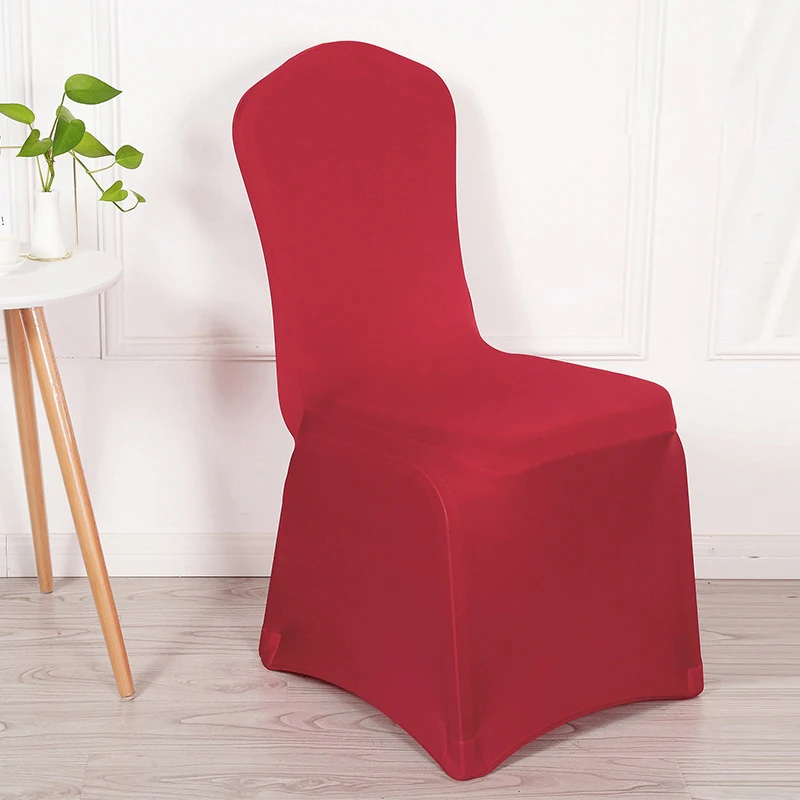 

Wholesale Fitted ChairClothes Covers Spandex Cotton Wedding Banquet Anniversary Party Event Decor Many Colours Chair Cover