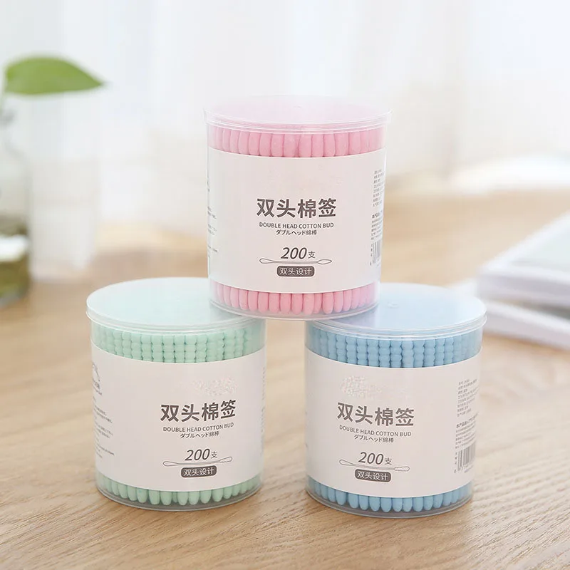 200 шт. высококачественные палочки для макияжа с микрощеткой|Ватные палочки| |