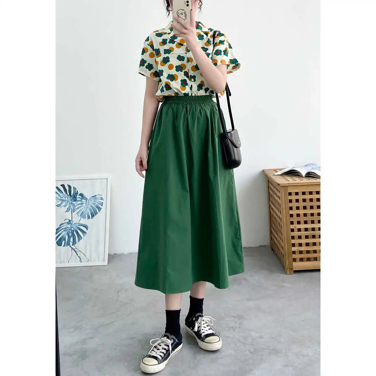 

Long skirt in first love: versatile new style in summer
