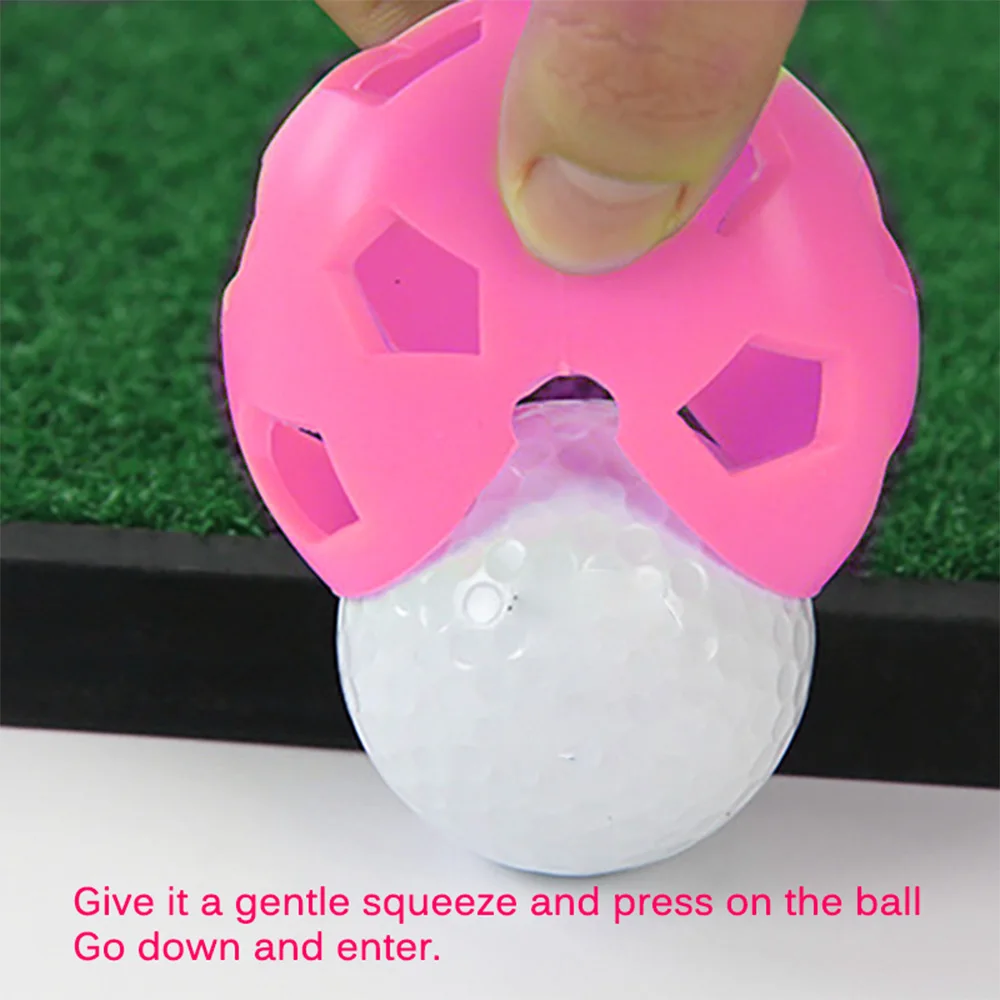 

Golf Ball Protective Holder Cover Portable Silicone Golf Ball Sleeve Protective Cover Key Ring Keychain Golf Accessories