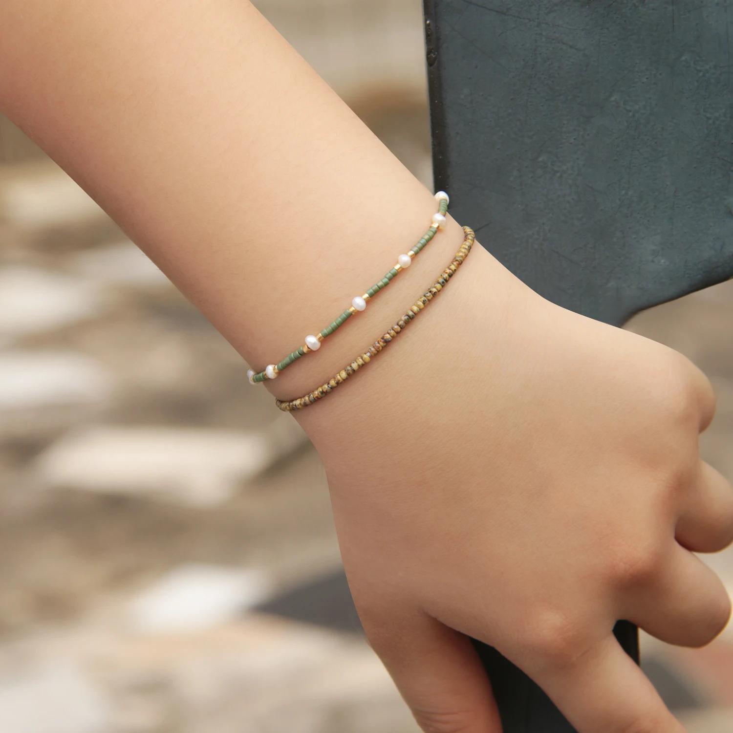 

Delica Miyuki Bracelets for Women Boho Handmade Thin Rope Beaded Bangles Fashion Samll Pearl Bracelet Adjustable Jewelry