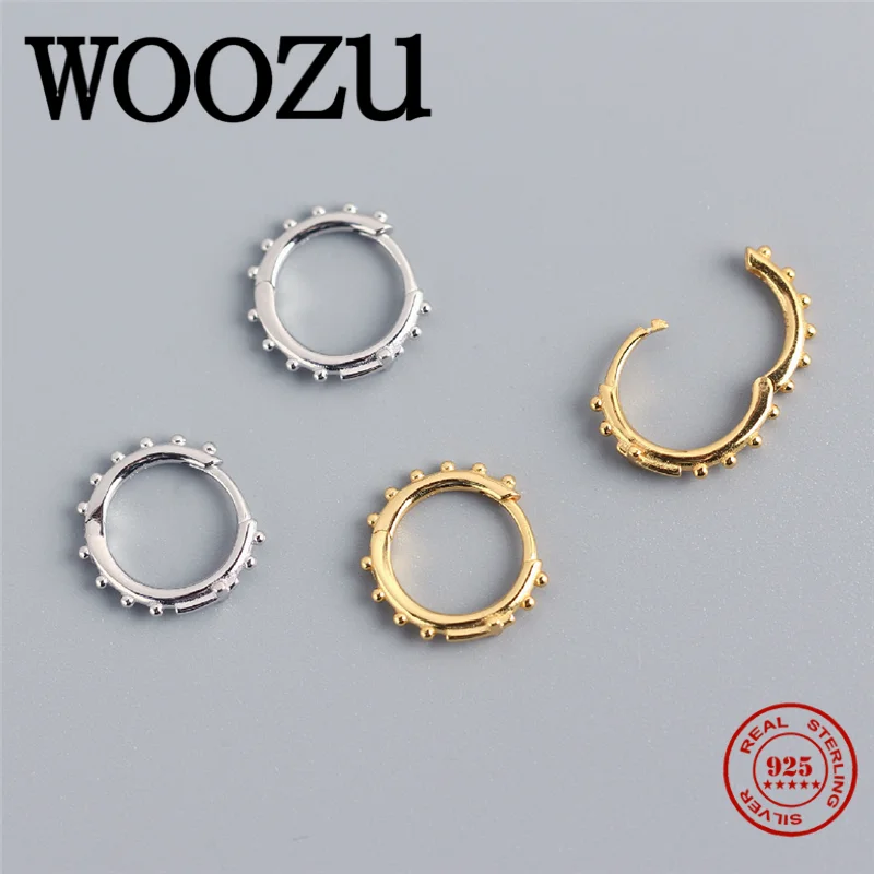 WOOZU натуральная 925 стерлингового серебра этнические религиозный Крест из бисера