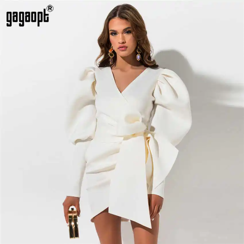 Gagaopt 4 цвета пояс зубчатый женский костюм с длинными рукавами элегантное пальто офисное женское осеннее тонкое пальто - Цвет: Белый