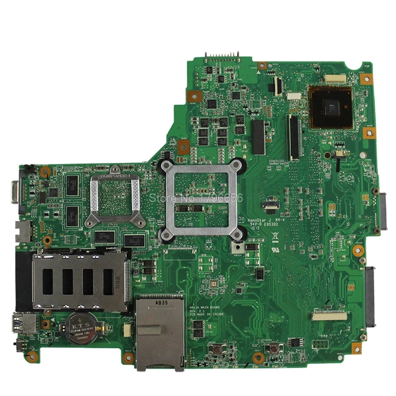 Отправка платы + N61JA материнская плата REV: 2 0 для ASUS N61J N61JV Материнская ноутбука