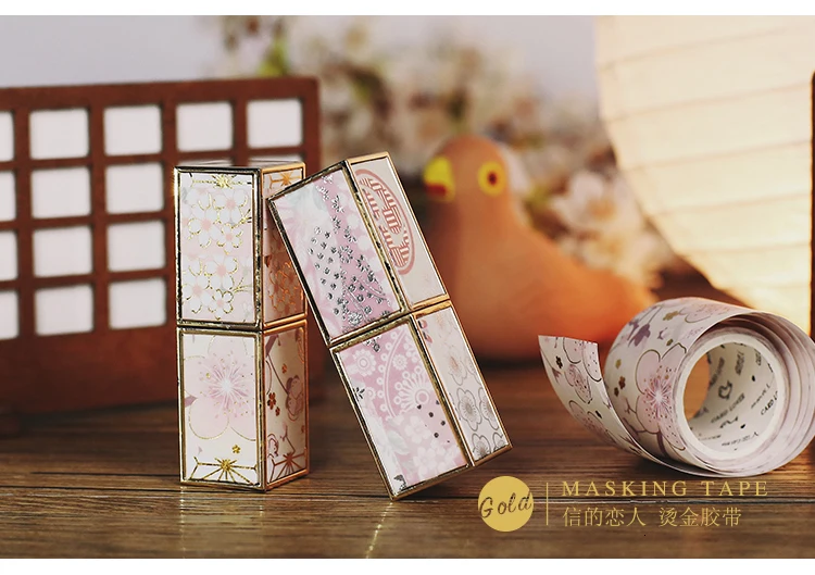 3 шт./компл. в японском стиле Романтический лента Washi волна кран Sakura клейкой ленты декоративные Стикеры для скрапбукинга школьные поддержки