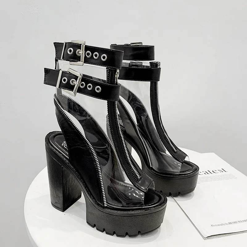 

Fashion Womens Shoes 2021 Beige Heeled Sandals Luxury Black High New Plastic Low Block Sexy Girls Comfort Pumps Fabric Casual So