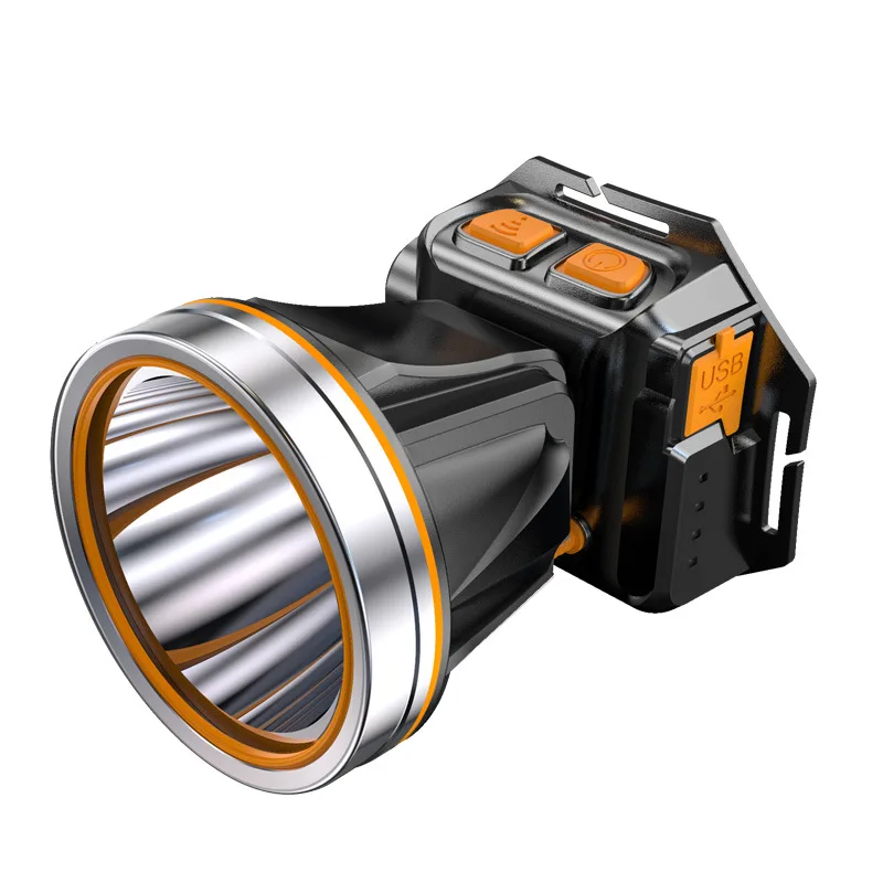 

Strong Light Led Night Fishing Long-range Rechargeable Headlamp Outdoor Camping Miner's Lamp Lithium Battery Probe Flash Torch