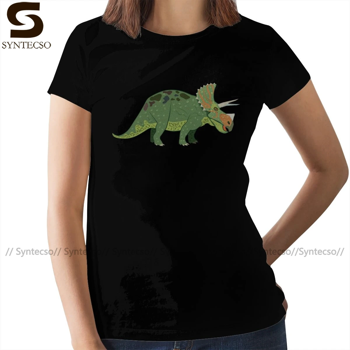 Футболка с принтом Мир Юрского периода футболка Трицератопс уличная мода