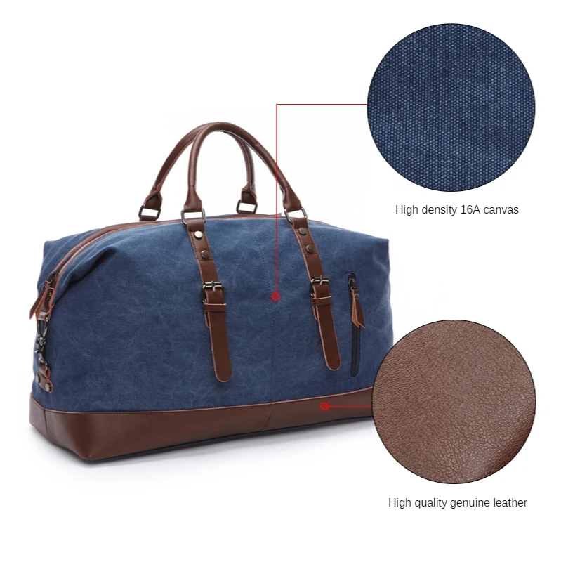 Travel Duffle Bag Canvas Portable Moving Storage Bag Swimming Gym Clothes Camping Outdoor Sport Accessories Supplies