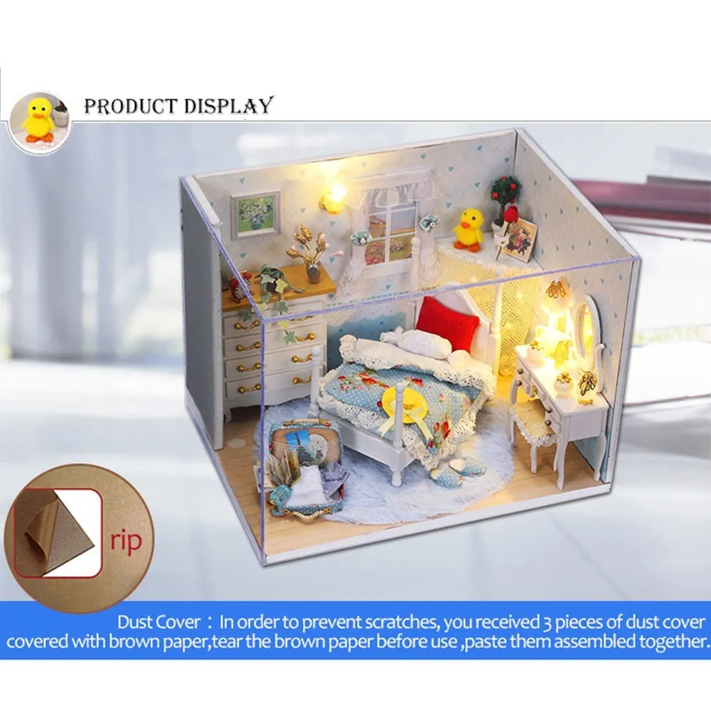 Кукольный дом Мечта Дом DIY миниатюрный Строительный набор деревянная мебель