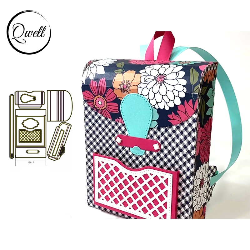 QWELL 3D Многофункциональный рюкзак Подарочная коробка Сделай Сам Скрапбукинг