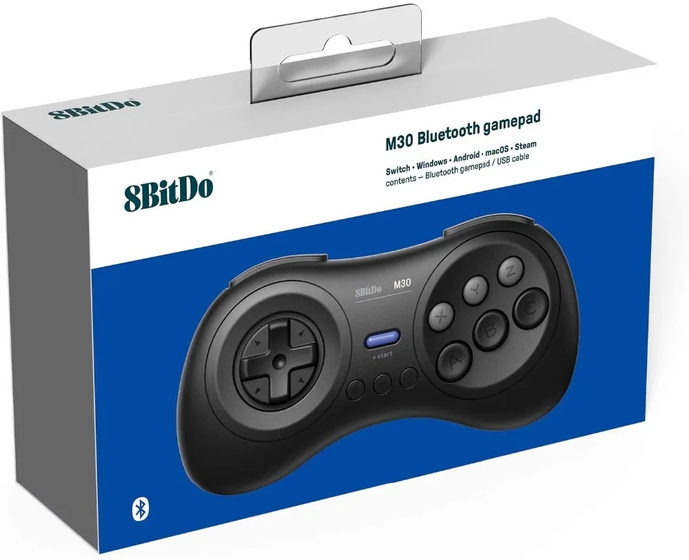 8bitdo M30 Bluetooth геймпад для Sega бытие Мега Драйв стиль Nintendo Switch macOS Android пара смартфонов