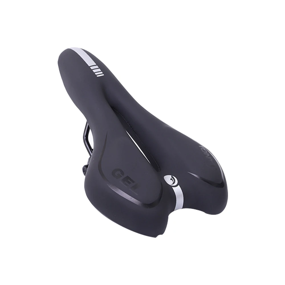 

Bike Saddle Silicone Cushion Cycling Seat PU Leather Surface Silica Filled Gel TimeTrial Comfortable Shockproof Bicycle Saddle