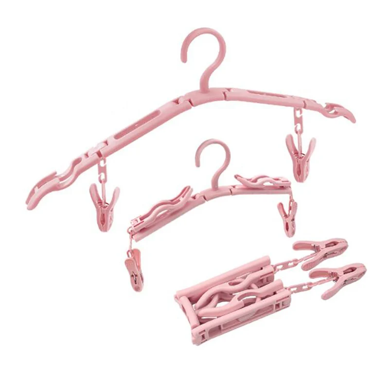 Складные дорожные вешалки с зажимом портативная вешалка для одежды экономящая