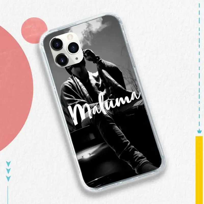 

Colombian singer Maluma Phone Case for iPhone 11 12 pro XS MAX 8 7 6 6S Plus X 5S SE 2020 XR
