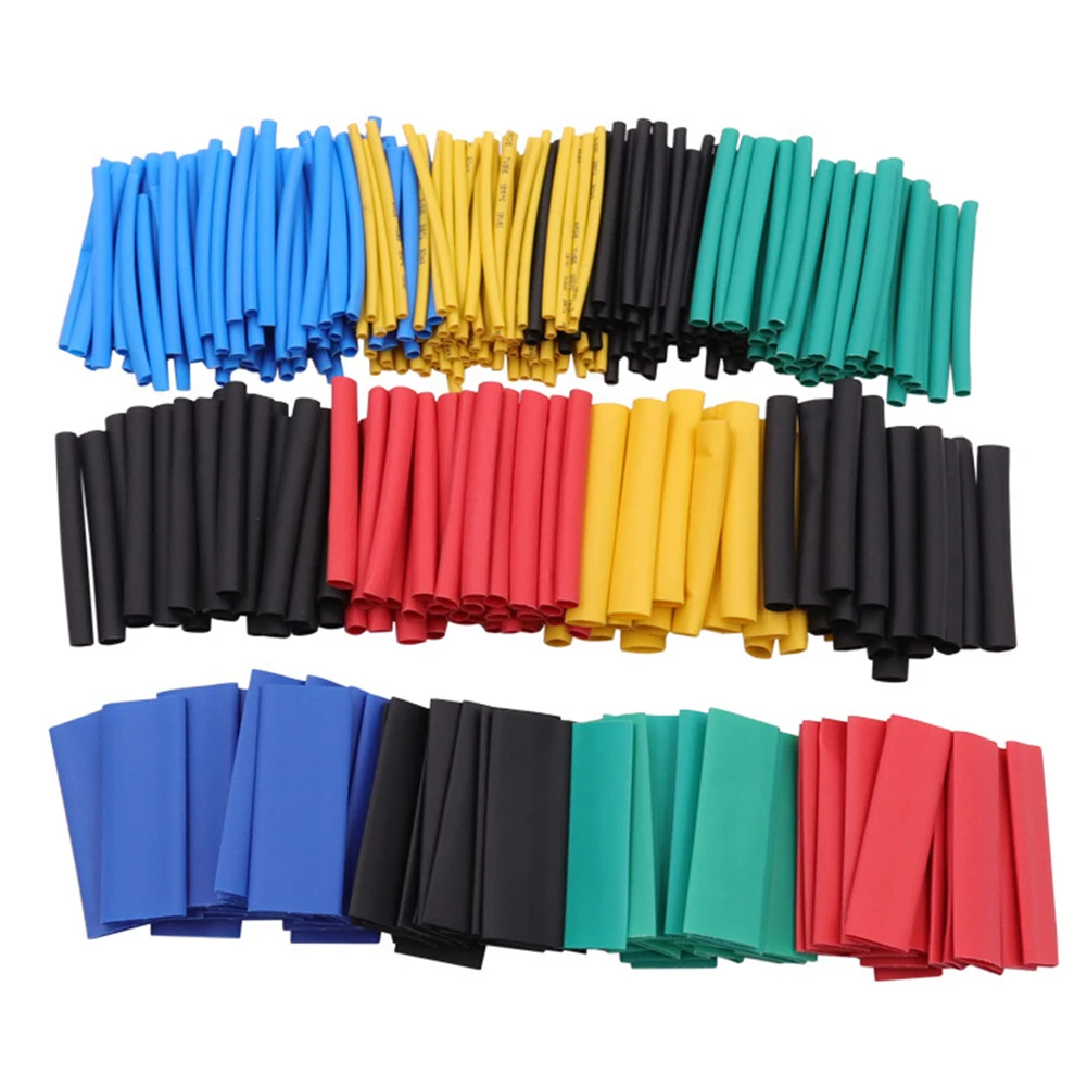 

530pcs Tube Hose Wire Cable Insulated Sheath 8 Multiple Sizes Household Power Combination Set Polyolefin Contraction Assorted