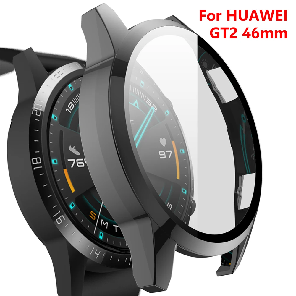 

Ультратонкий защитный чехол для Huawei Watch GT 2E/GT2E/GT2 Pro/GT2, мягкий ударопрочный закаленный чехол для часов, защитный бампер