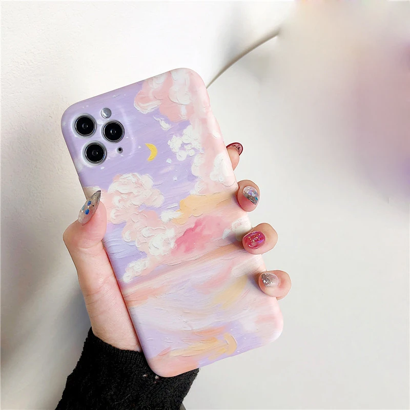Чехол для iPhone 11 Pro Max Xr Xs X 7 Plus 8 мягкий силиконовый чехол в стиле ретро | Мобильные