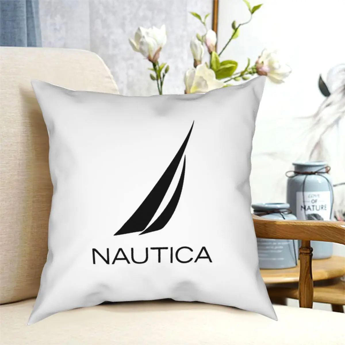 

Квадратная Декоративная Подушка 45*45 см с логотипом Nautica