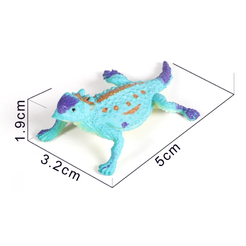 

12Pcs Kids Simulated Solid Amphibian Animal Lizard Model Ornament Collectible Toy